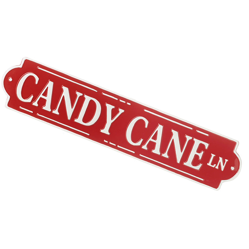 Christmas Candy Cane Sign