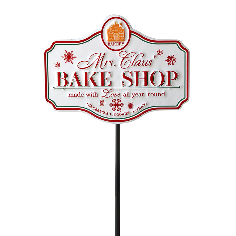 Mrs Claus Bake Shop Christmas garden stake – Heaven Sends