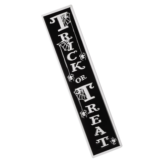 Black Trick or Treat metal Halloween sign – Heaven Sends