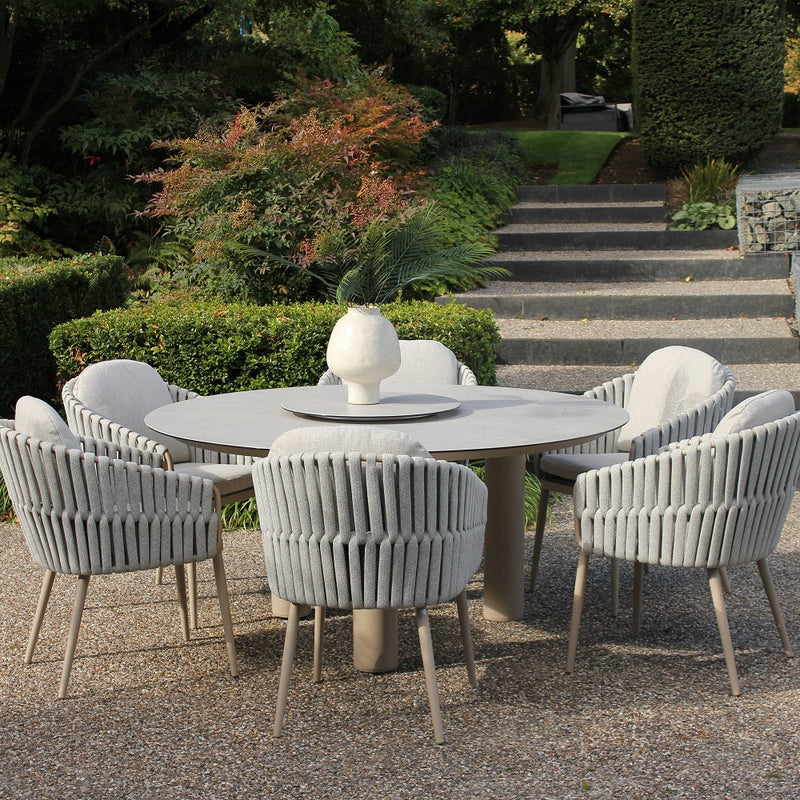 Eva 6 Seat Dining Set with Donato Table
