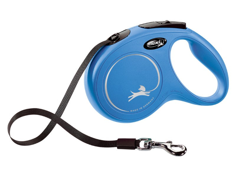 Flexi Classic Tape Lead Blue Medium/Large 5m