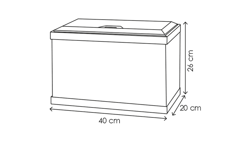 Ciano Aqua 20 Classic Black With Filter (17 Litre)