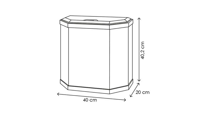 Ciano Aqua 30 Hex Black With LED Lights & Filter 25 Litre