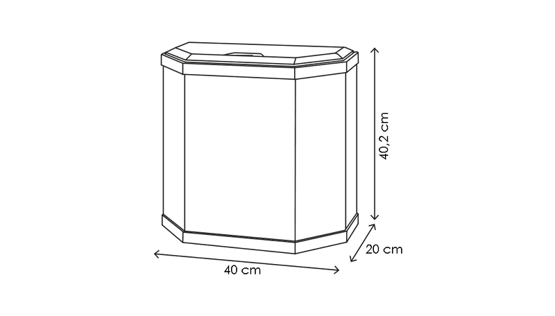 Ciano Aqua 30 Hex White With LED Lights & Filter 25 Litre