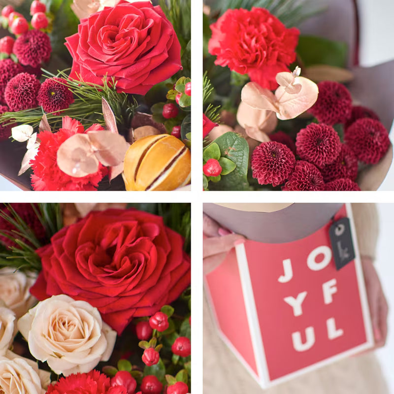 Festive Gift Box, Chocolates and Card