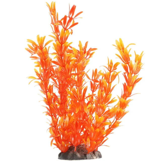 Betta plastic Orange Plant (30cm)