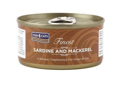 Fish4Cats Finest Sardine & Mackerel Wet Cat Food 70g
