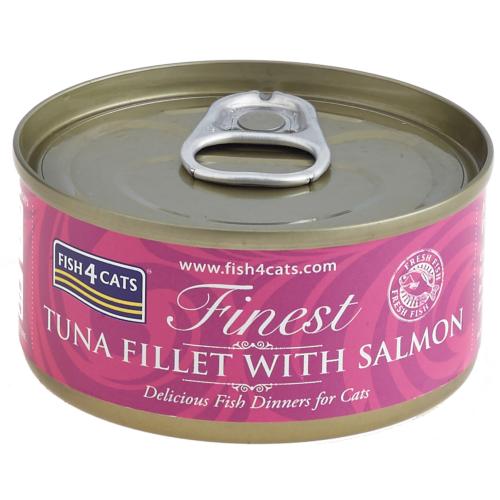 Fish 4 Cats Tuna & Salmon | Cat Food Tin (70g)