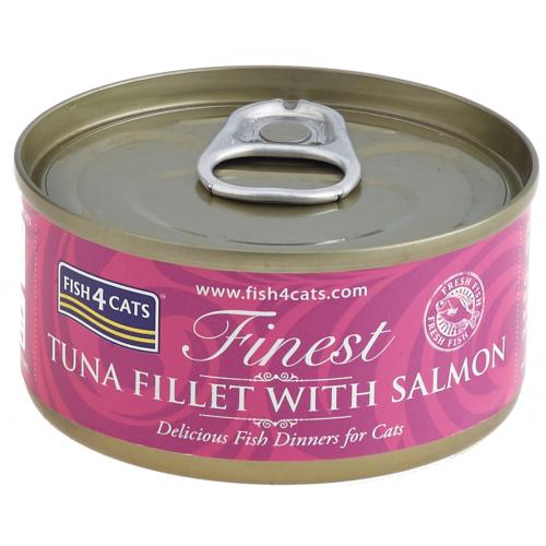 Fish 4 Cats Tuna & Salmon | Cat Food Tin (70G)