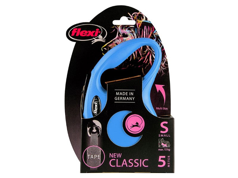 Flexi Classic Tape Lead Blue Small 5m alternate view
