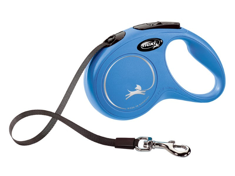 Flexi Classic Tape Lead Blue Small 5m