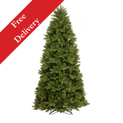 6.5 Foot Slim Fairmont Cedar Artificial Christmas Tree – Free Delivery