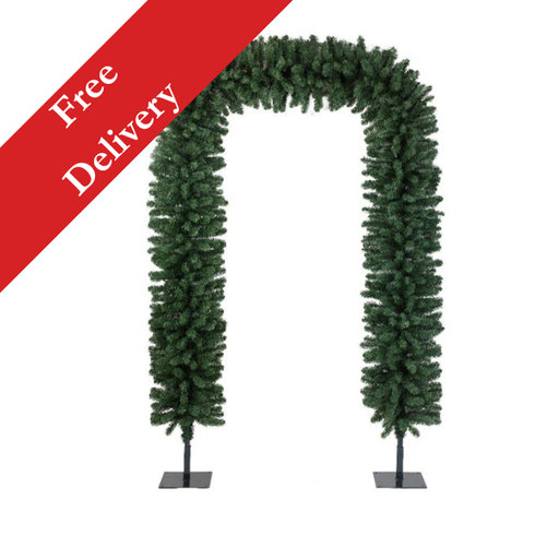 7.5 Foot Imperial Arch Christmas Tree – Green 240cm x 135cm x 45cm – Free Delivery