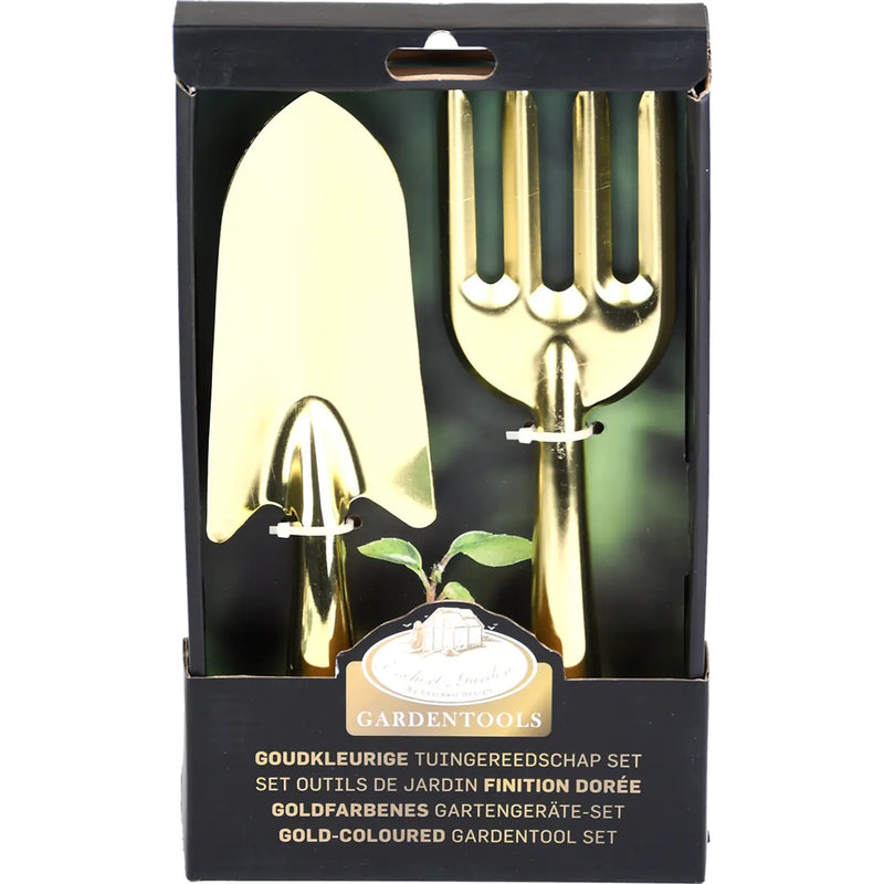 Esschert Golden Garden Tool Set – 2 Piece