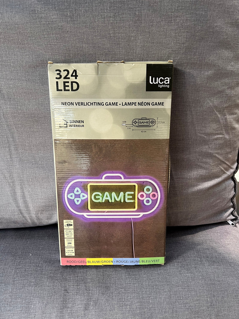 Neon Light GAME - Multicoloured (L42xW21.5xH5cm)