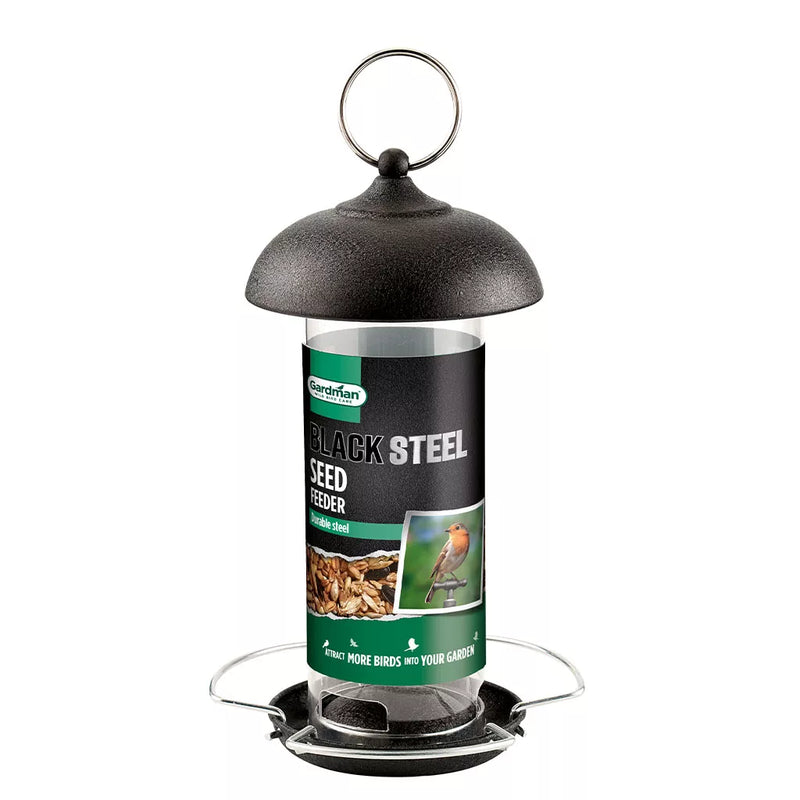 Gardman Black Steel Seed Feeder Large