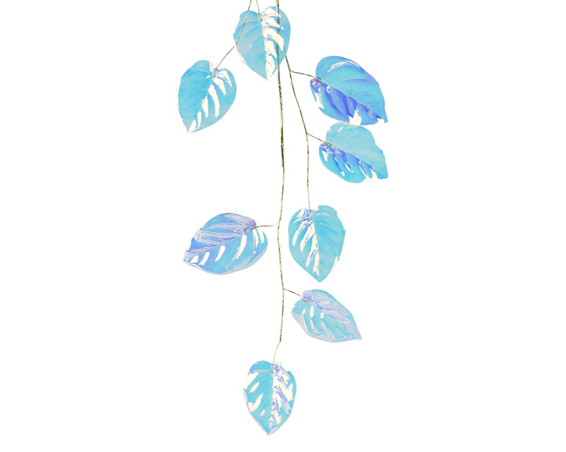Iris blue Christmas garland 120 cm