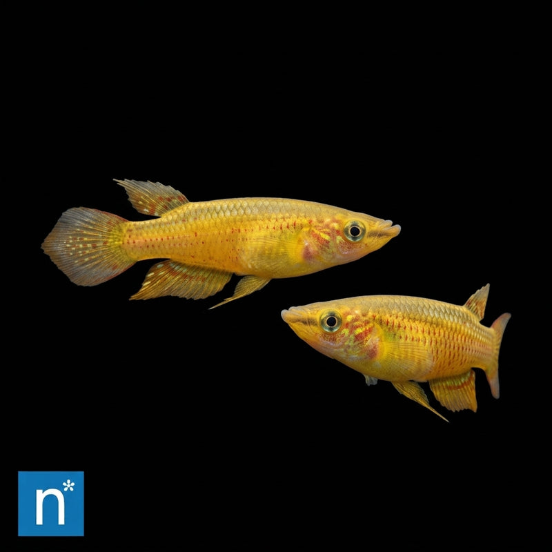 Golden Wonder Panchax | Aplocheilus lineatus