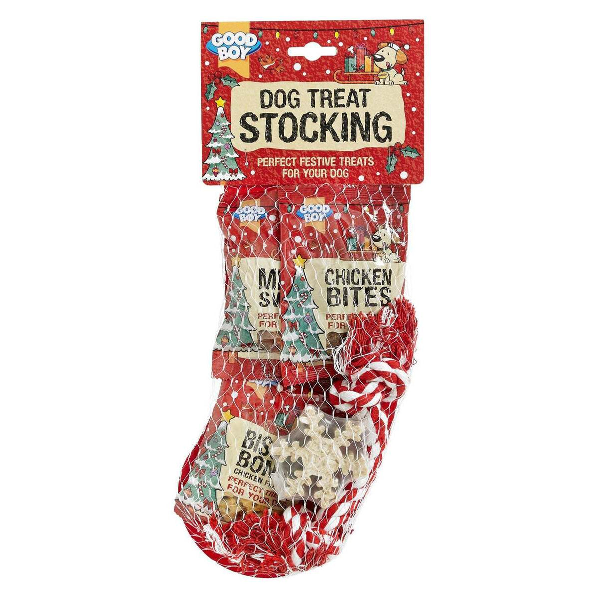 Good Boy Dog Treat Stocking — Newlands Garden Centre