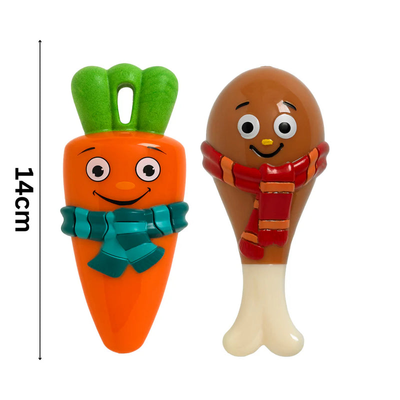 Goodboy Festive Drumstick or Carrot Toy 5" (Sold Individually)