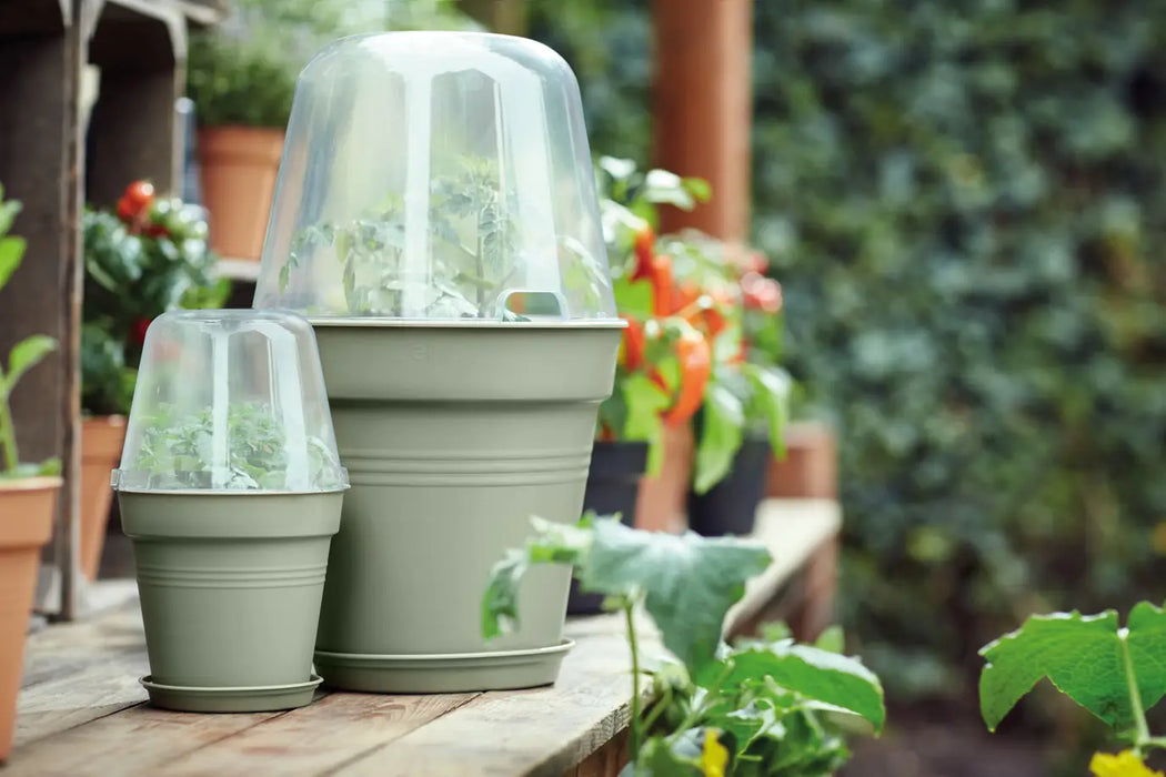 Green Basics Growpot 40cm Stone Green