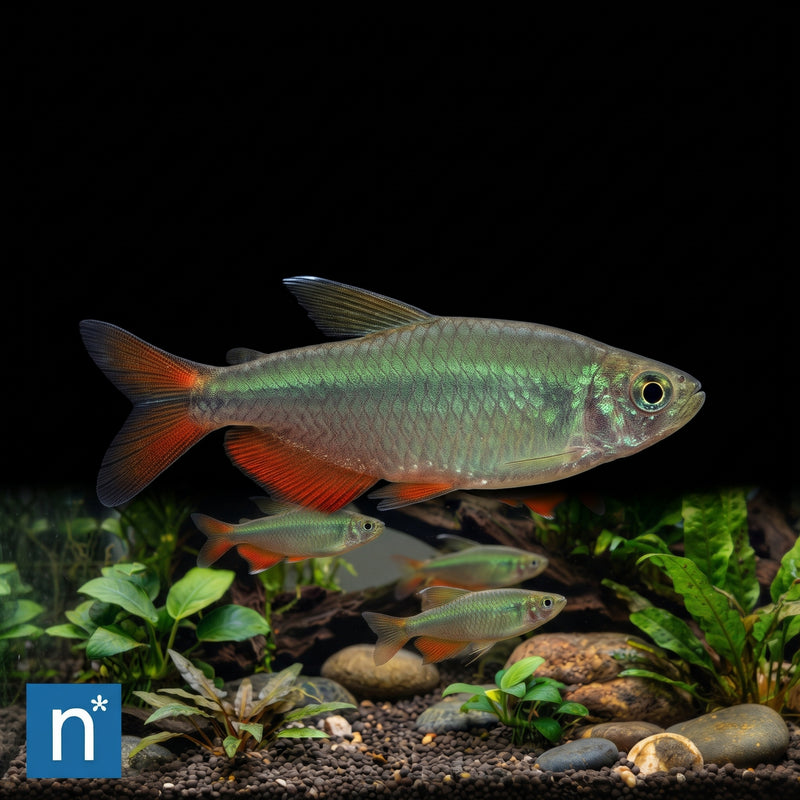 Green Fire Tetra | Aphyocharax rathbuni