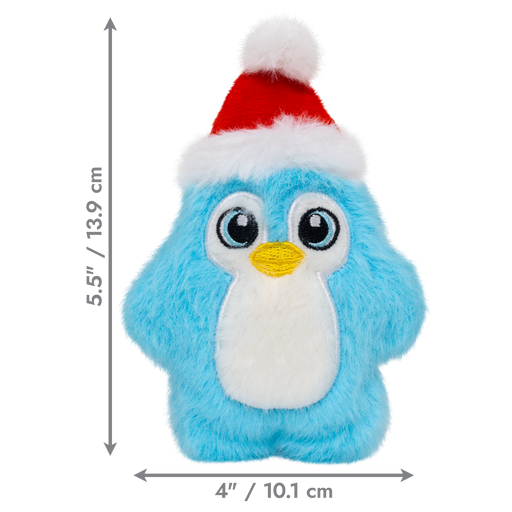 KONG Holiday Shakers Luvs Argyle Reindeer Dog Toy – Medium