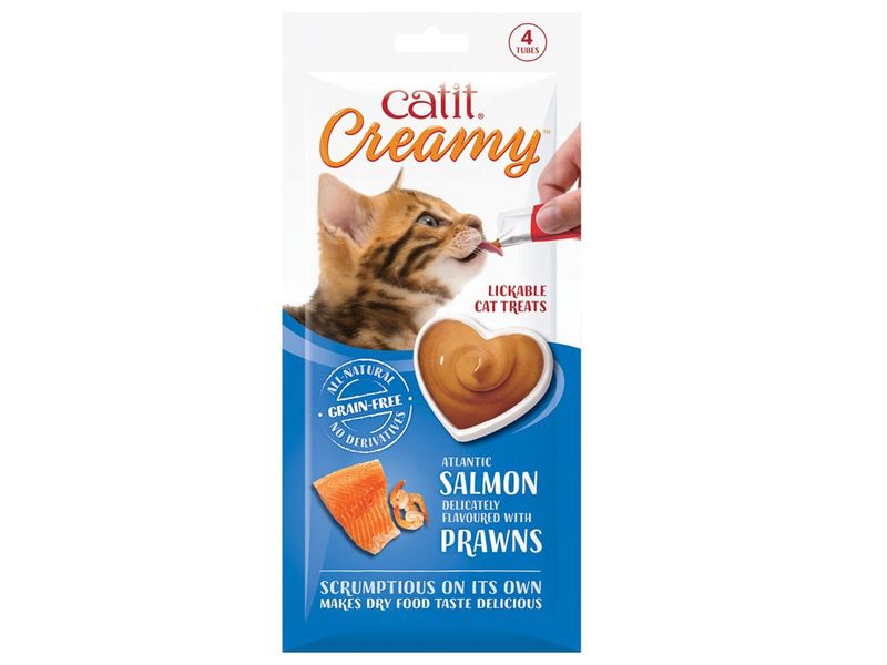 Catit Creamy Treats Salami and Prawn