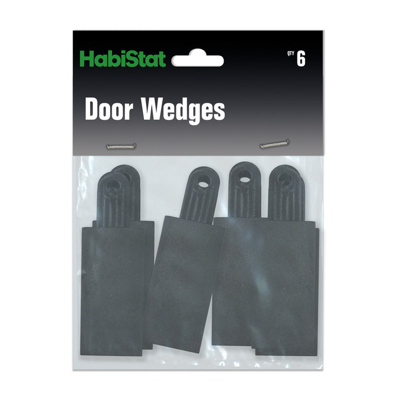HabiStat Rubber Wedges for Glass Doors – Pack of 6