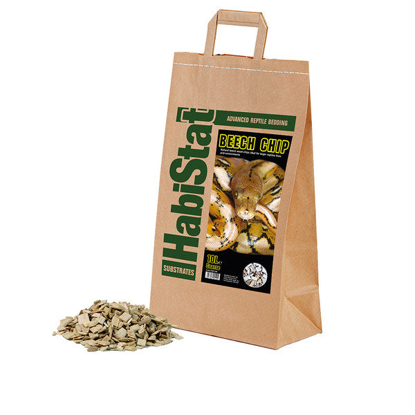 Habistat Beech Chip Substrate, Coarse, (10 Litre)