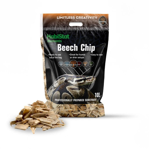 HabiStat Beech Chip Substrate 10L — supplier product image