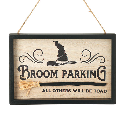 Broom Parking Halloween sign – Heaven Sends