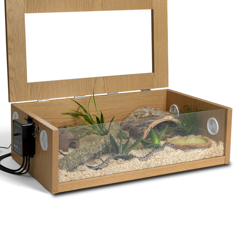 HabiStat Hatchling Snake Starter Kit Oak 61 x 38 x 20cm