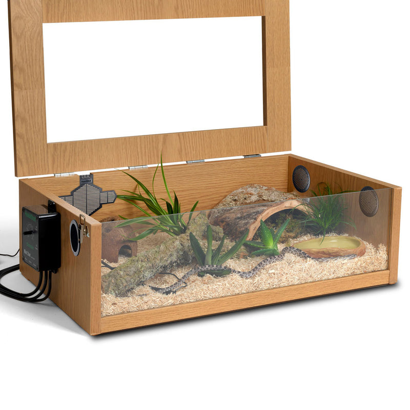 HabiStat Hatchling Snake Starter Kit Oak 61 x 38 x 20cm