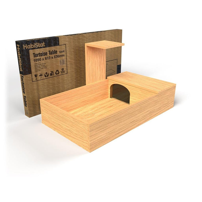 HabiStat Tortoise Table Oak — table only