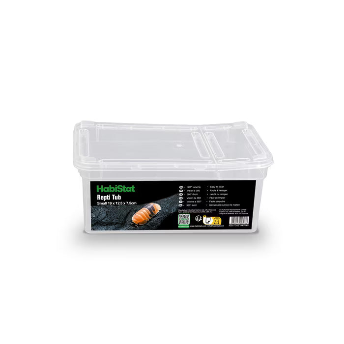 Habistat Repti Tub, Small (L19 x D12.5 x H17.5cm)
