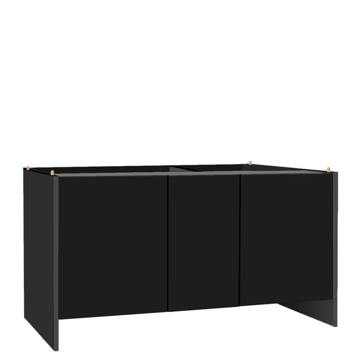 Habistat Cabinet L122xD61xH66cm, black