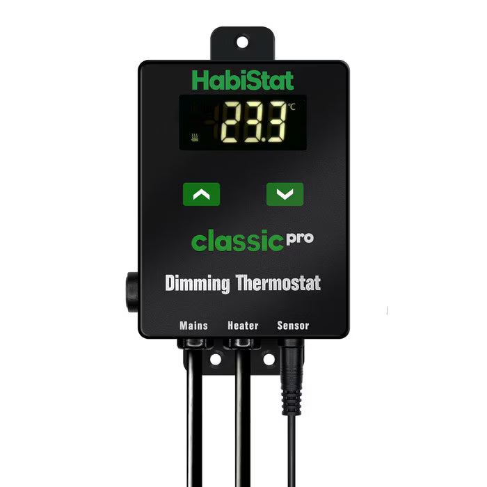 Habistat Classic Pro Dimming Thermostat Black 450W