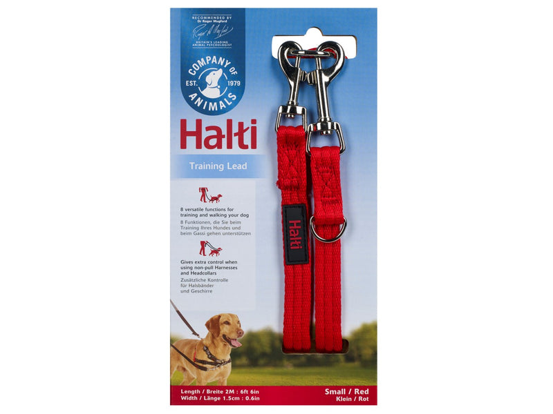 Halti Training Lead Red Small