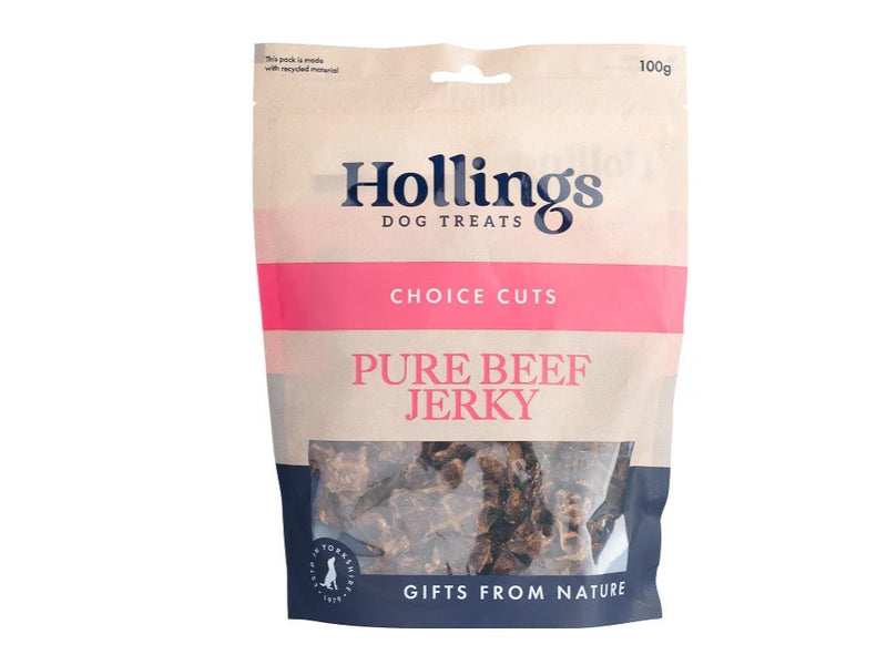 Hollings Pure Beef Jerky 100g