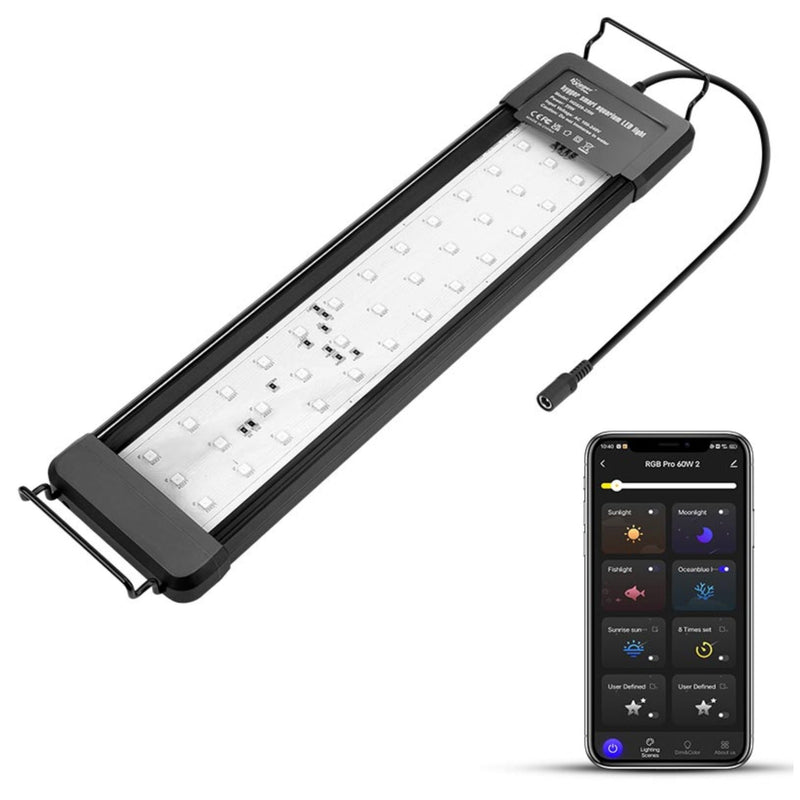 Hygger Bluetooth Led App Controlled 25W (43 x 10.2 x 2.2cm)