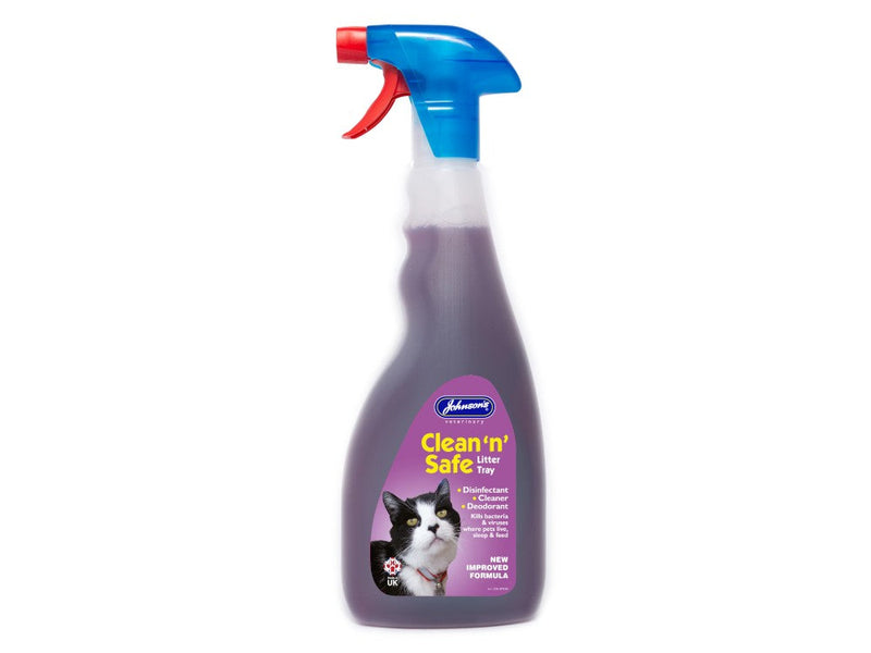 Johnson's Clean N Safe Litter Tray Disinfectant 500ml
