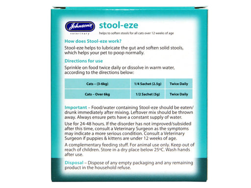 Johnson's Stool Eze for Cats 20g alternate view