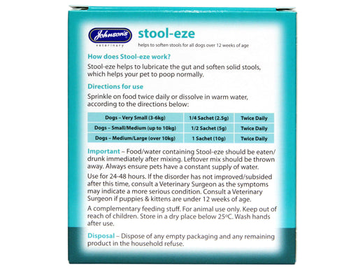 Johnson's Stool Eze for Dogs 20g alternate view