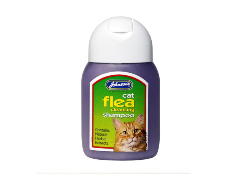Johnsons Cat Flea Cleansing Shampoo 125ml