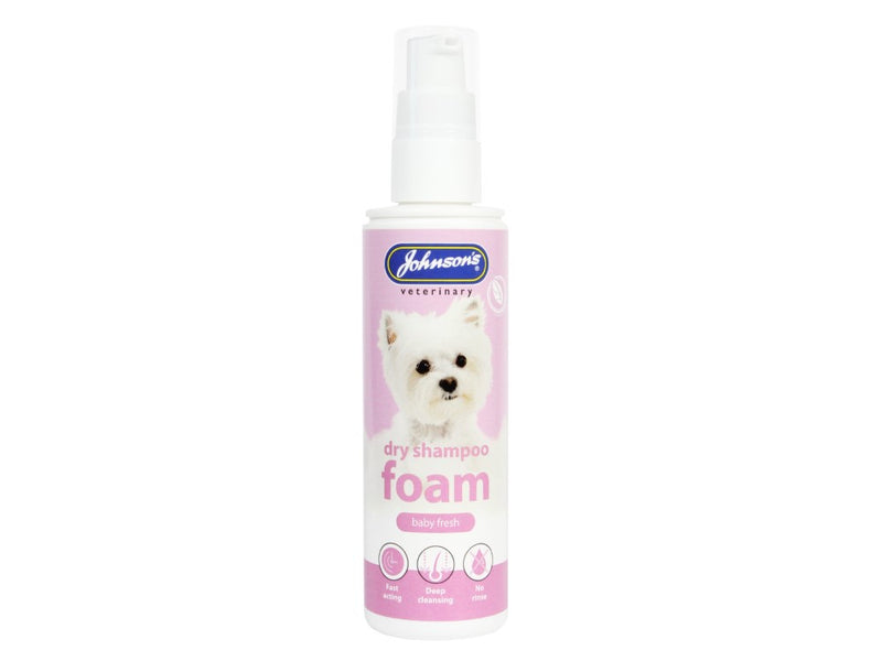 Johnsons  Dry Foam Shampoo Spray Baby Fresh 150ml