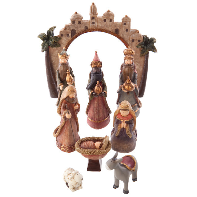 Childrens Christmas Nativity Set 17.5cm