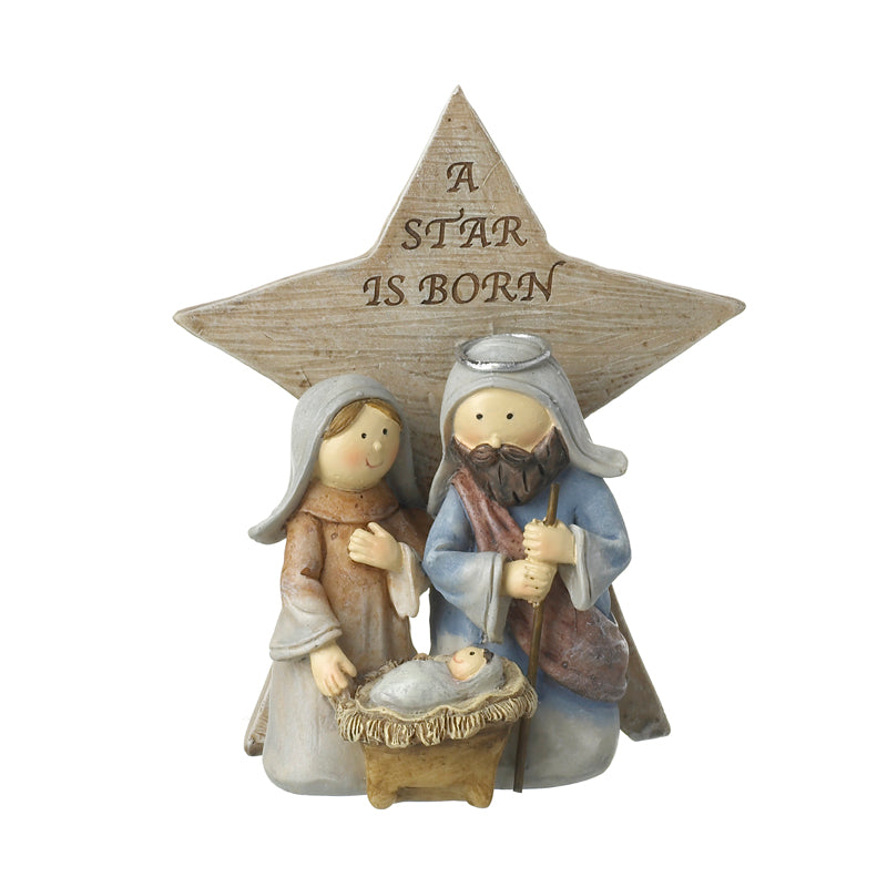Childrens Christmas Nativity Ornament 10x11.5cm