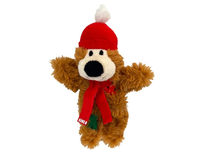 KONG Christmas Holiday Softies Bear Assorted- C147