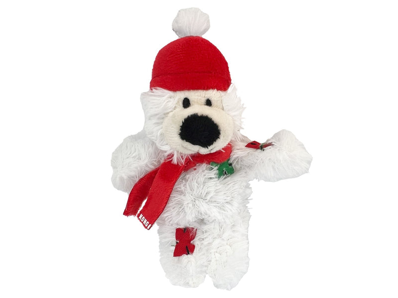 KONG Christmas Holiday Softies Bear Assorted- C147